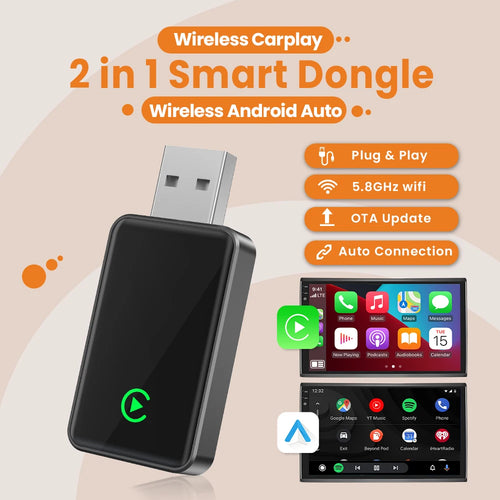 Wireless Carplay & Android Auto AdapterTM
